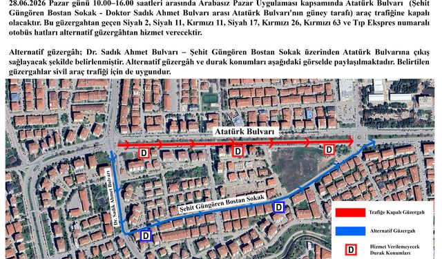 Eskişehir'de yarın trafiğe çıkacaklar dikkat: İşte kapanacak yol ve değişen hatlar!