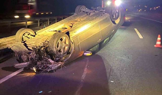 Bilecik'te kazadan sonra alkollü sürücü yakalandı