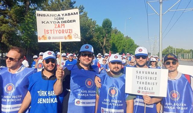 Eskişehir'de Harb-İş'ten toplu sözleşme tepkisi