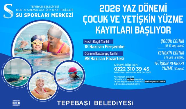 Eskişehir'de yaz spor kursları için kayıt süreci yarın başlıyor!
