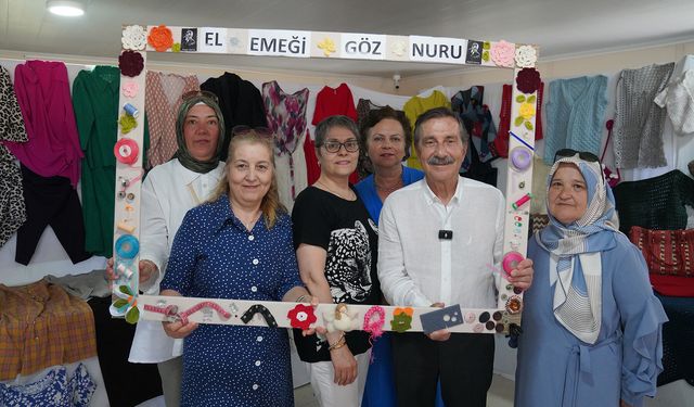 Tepebaşı'nda üreten eller sergide buluştu