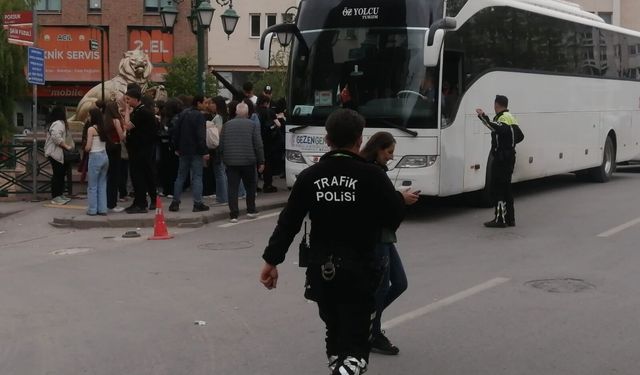 Eskişehir’de turist otobüslerine sıkı denetim!