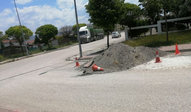 Eskişehir’de altyapı çalışması sonrası skandal görüntü
