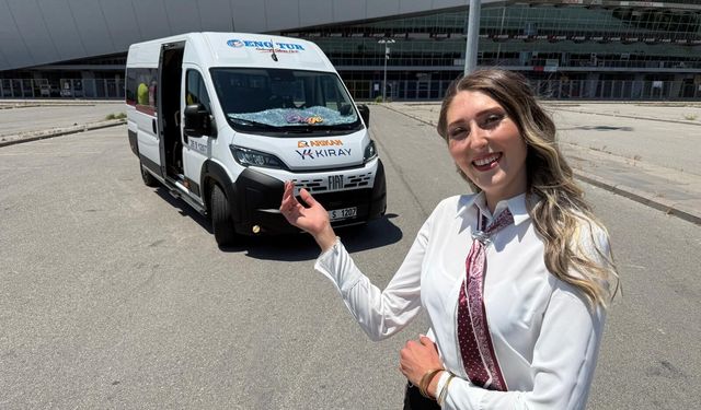 Eskişehir'deki kadın servis şoförü yapamazsın diyenlere meydan okudu!