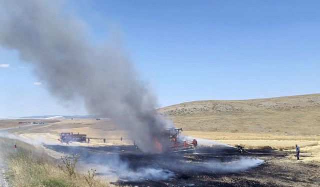Seyitgazi'de yangın: 2 dönüm arazi küle döndü!