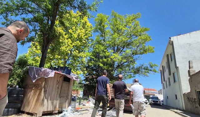 Eskişehir'de çalıntı demir iddiası 'Boş arazide buldum' savunması!