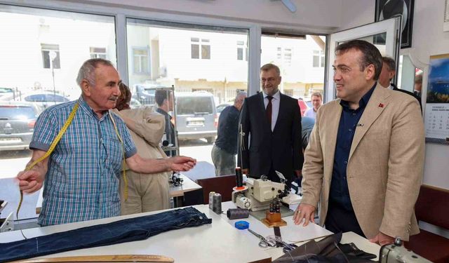 Bilecik Valisi Sözer Bozüyük'te esnaf ve vatandaşlarla buluştu