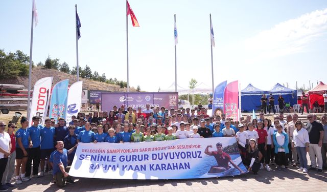Eskişehir Sarısungur Göleti'nde Kano Türkiye Kupası nefes kesti!
