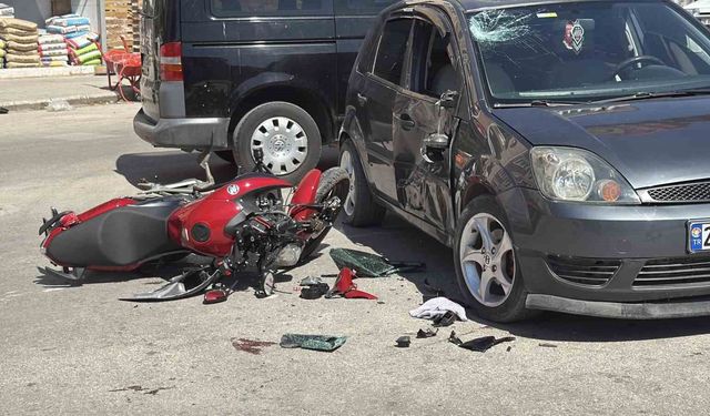 Eskişehir’de motosiklet kazası: Genç sürücü yaralandı