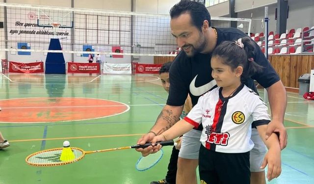 Sivrihisar'da badmintona ilgi yüksek