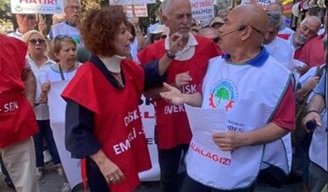 Eskişehir’de emekliler eyleminde CHP’li vekile tepki