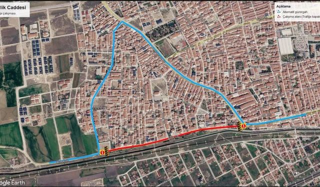 Eskişehir’de 10 gün trafiğe kapanıyor! Sürücülere alternatif güzergah uyarısı!