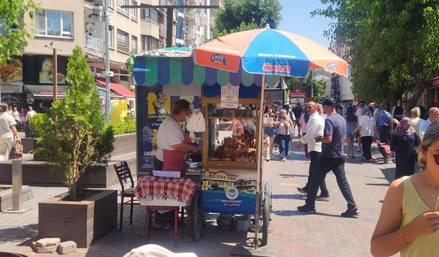 Eskişehir'de kavurucu sıcaklara karşı ilginç çözüm