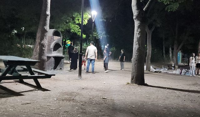 Sıcak havayı fırsat bilen Eskişehirliler oraya akın etti!