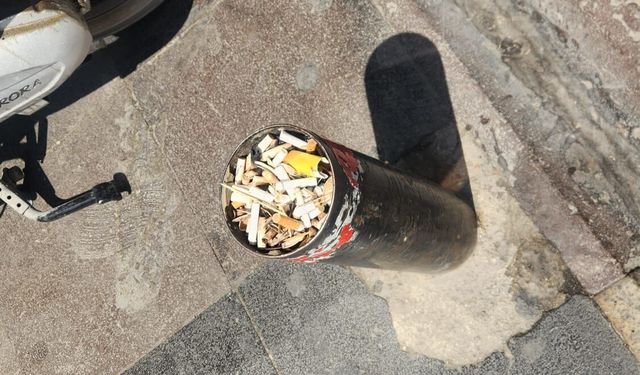 Eskişehir'de dubalar izmarit kutusuna döndü