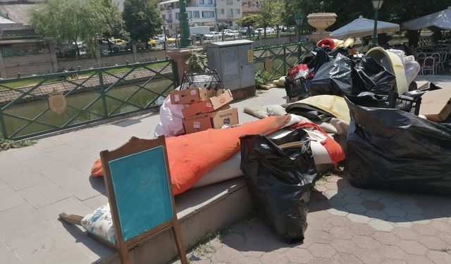 Eskişehir'de köprü altındaki manzara şaşkına çevirdi: Belediye müdahale etti!