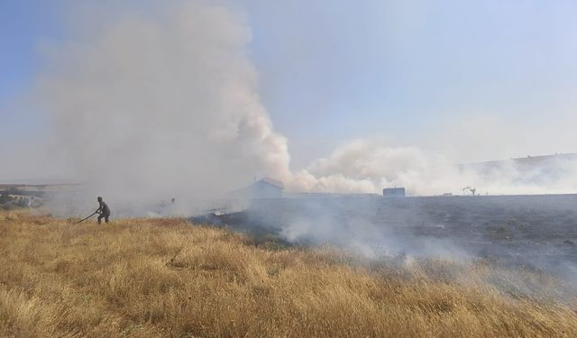 Eskişehir'de arazi yangını büyümeden söndürüldü