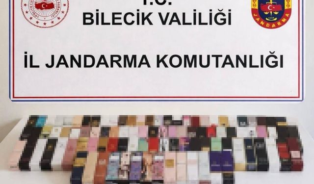 Bilecik’te kaçak parfüm operasyonu!