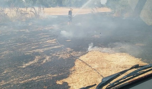 Afyonkarahisar’da korkutan yangın kısa sürede kontrol altına alındı