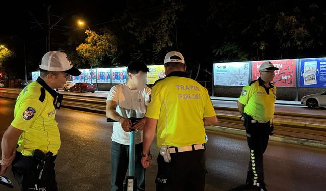 Eskişehir’de alkollü scooter sürücüsüne 25 bin lira ceza