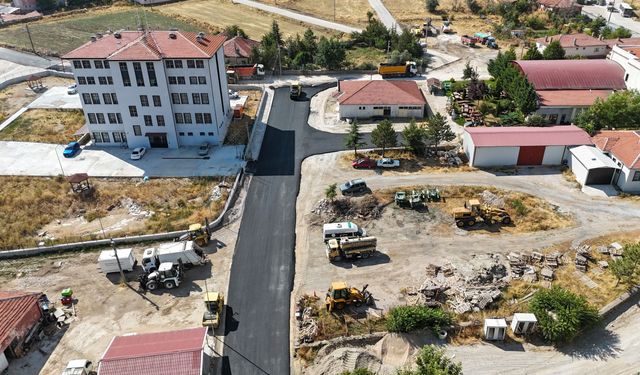 Eskişehir'in o ilçesinde yol çalışması tamamlandı!