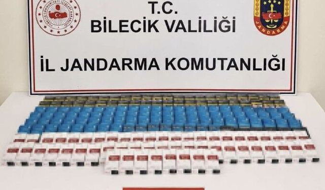 Bilecik’te binlerce adet kaçak ürün ele geçirildi!