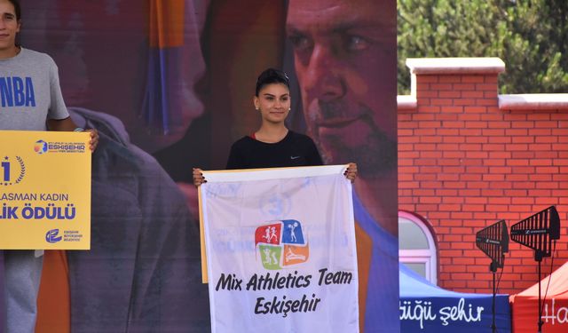 İlk kez 21K koşup 3. oldu