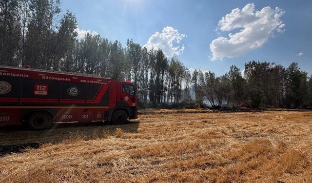 Afyon’daki yangına Eskişehir’den destek!