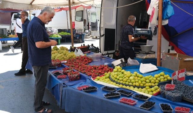 Pazarda bin liralık alışveriş yaptı, zam çağrısı yaptı