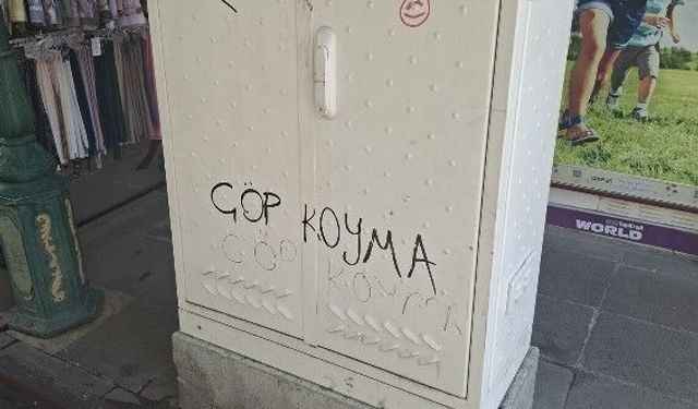Hamamyolu’nda dikkat çeken uyarı! Esnaf çözümü panoya yazdı