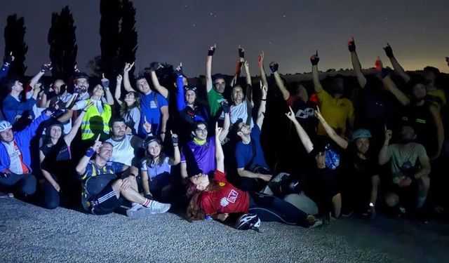 Pedallarken göktaşı yağmurunu izlediler