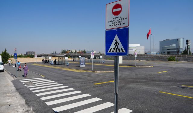 Eskişehir Şehir Hastanesi önünde ulaşımı rahatlatacak düzenleme!