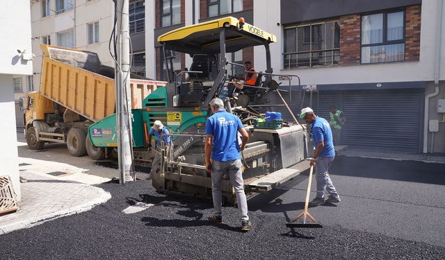 Tepebaşı'nda üstyapı çalışmaları hızlandı