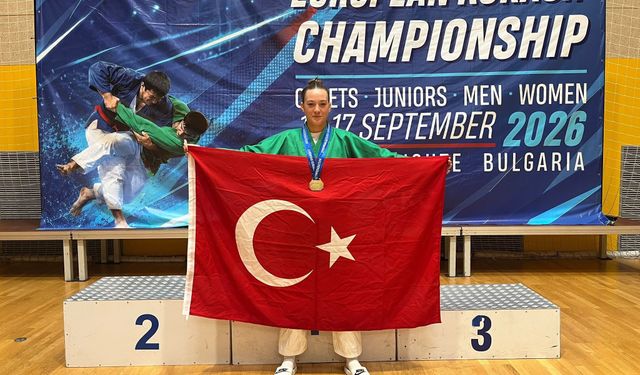 Eskişehirli milli sporcu Tuana Kambur Avrupa şampiyonu oldu!