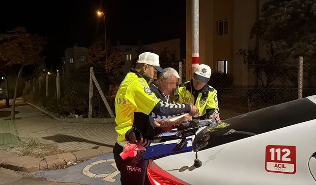 Eskişehir'de alkollü sürücüye çifte ceza!