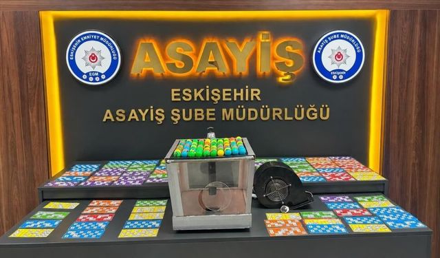 Eskişehir’de kumar operasyonu: 36 kişiye yüz binlerce lira ceza
