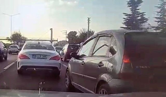 Eskişehir çevre yolunda trafik terörü