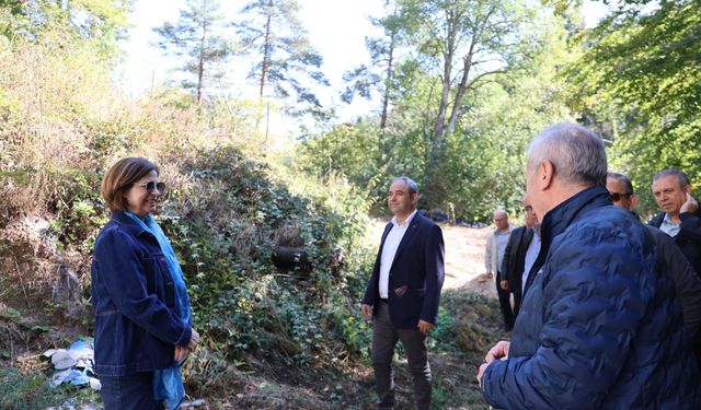 Ayşe Ünlüce, Kalabak Suyu’nun kaynağını yerinde inceledi