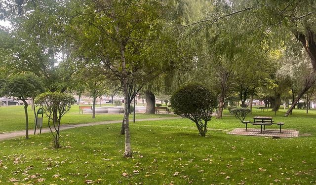Eskişehir’de hava buz kesti, parklar boş kaldı!