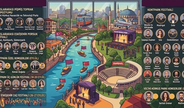 Ünlü sanatçılar Eskişehir’e geliyor: Konser takvimi açıklandı