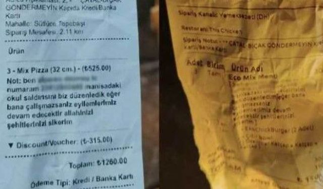 Eskişehir'de sipariş notlarını görenler polise haber verdi: Gerçek farklı çıktı