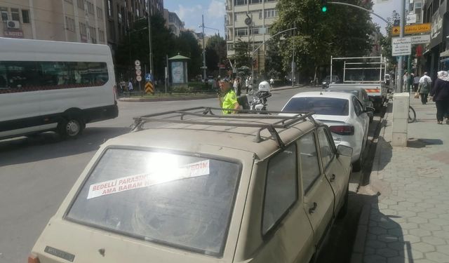 Eskişehir'in işlek caddesinde denetim!
