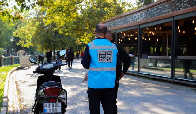 Eskişehir’de yayalaştırılmış yollara girenlere para cezası