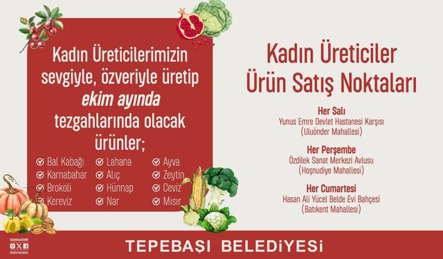 Eskişehir'de kadın üreticilerin emeği tezgahlara taşınıyor: 3 noktada satışta