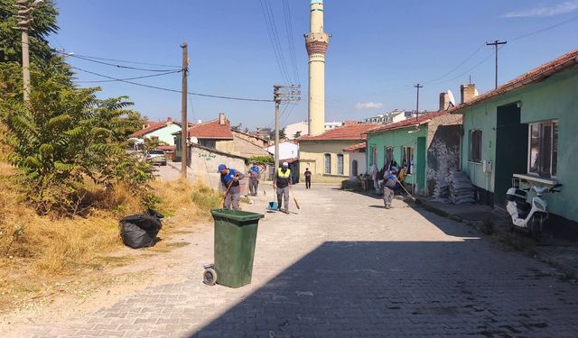 Eskişehir’de 2 mahallede seferberlik! Sokaklar baştan sona temizlendi