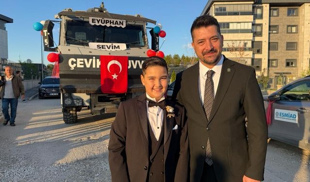 Eskişehir’de şehit polis için duygulandıran vefa