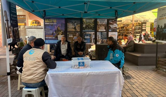 Eskişehir’de Gazze için yardım çağrısı yapıldı