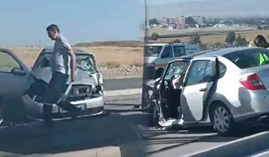 Eskişehir'de tramvay yolundaki direğe çarptı!