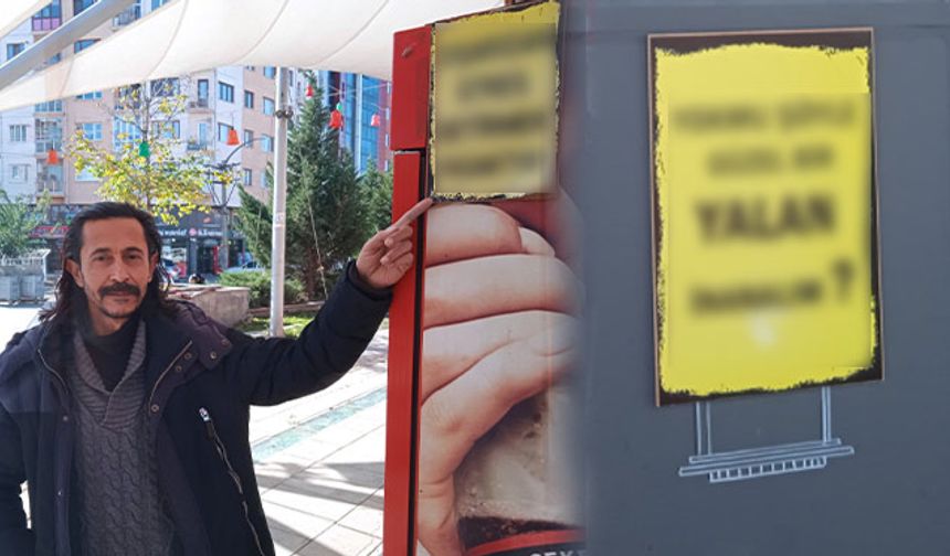 Eskişehir'de esnafın astığı yazı dikkat çekti