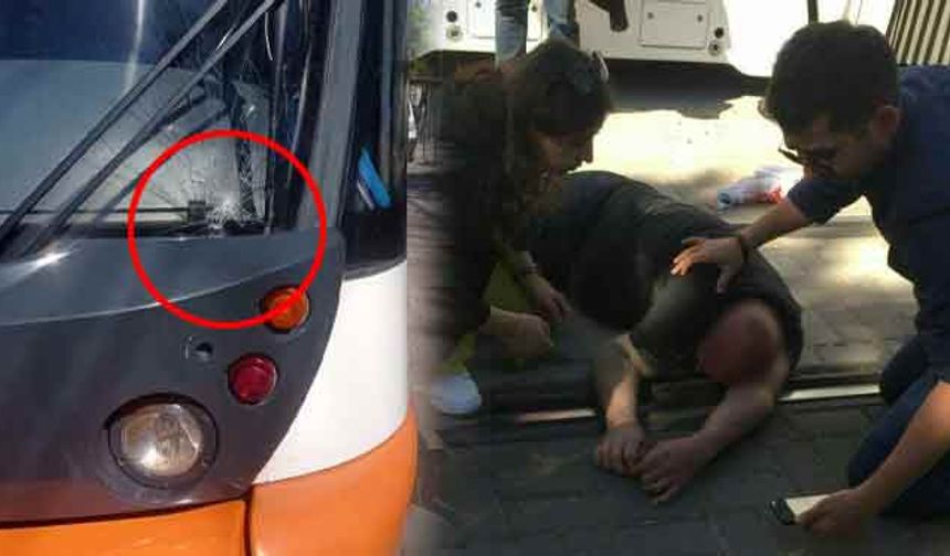 Eskişehir'de feci tramvay kazası: Polis memuru ağır yaralandı!